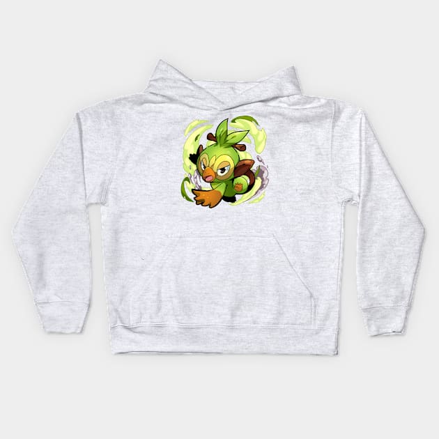 Leaf Slap Kids Hoodie by Ashmish